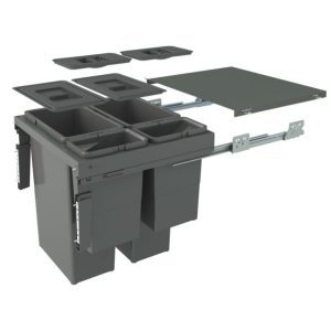 Kanta za smeće INOXA SLOW L-50 2 x 35L