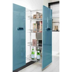 Žičani špajz DAUER 230x510x1250-1400 - 4 korpe