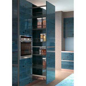 Žičani špajz DAUER 230x510x1850-2000 - 6 korpi